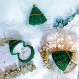 Xmas Tree Ring Box Earring Ring Storage Orgainer