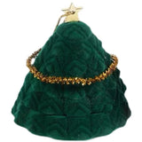 Xmas Tree Ring Box Earring Ring Storage Orgainer