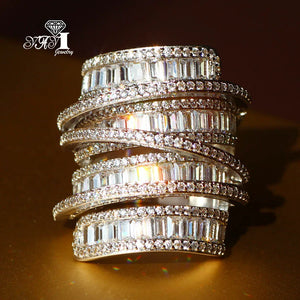 Princess Cut Moissanite Zirconia Silver Wedding Couples Copper Rings