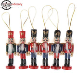 Wooden Nutcracker Doll Soldier Christmas Tree Ornament Decoration