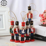 Wooden Nutcracker Doll Soldier Christmas Tree Ornament Decoration