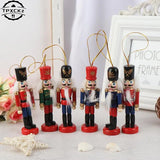 Wooden Nutcracker Doll Soldier Christmas Tree Ornament Decoration