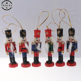 Wooden Nutcracker Doll Soldier Christmas Tree Ornament Decoration