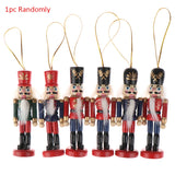 Wooden Nutcracker Doll Soldier Christmas Tree Ornament Decoration