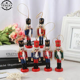 Wooden Nutcracker Doll Soldier Christmas Tree Ornament Decoration