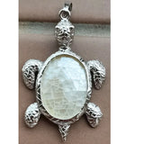 Abalone Shell Turtle Pendant Bead WB1046