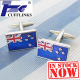 New Zealand Flag Cufflink Cuff Link 2 Pairs Promo