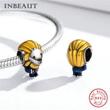 Zoo Series Fox Lion Sloth 925 Silver Charm Beads for Europe Bracelet DIY