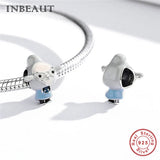 Zoo Series Fox Lion Sloth 925 Silver Charm Beads for Europe Bracelet DIY