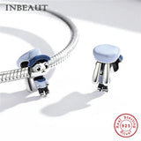 Zoo Series Fox Lion Sloth 925 Silver Charm Beads for Europe Bracelet DIY