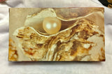 Santa Claus Wish Pearl Necklace Set Xmas Gift
