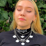 Angel Cloud Necklace Collarbone Chain Creative Ins Wind Jewelry