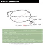 Chic 925 Silver Star Bracelet for Women