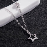 Chic 925 Silver Star Bracelet for Women