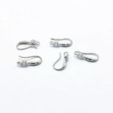 100pcs Copper/Cubic Zirconia Ear hook DIY Earrings Findings