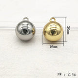 100pcs UV Round Charm Beads for Jewelry Making DIY Parts