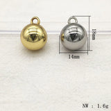 100pcs UV Round Charm Beads for Jewelry Making DIY Parts