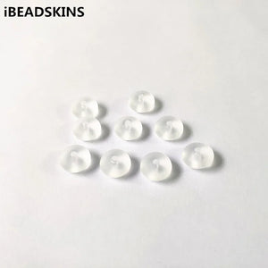 1400pcs Frosted Oblate Spacer Beads for Jewelry Making