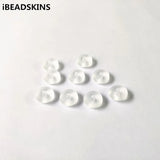 1400pcs Frosted Oblate Spacer Beads for Jewelry Making