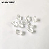 Clear Acrylic Cylinder Shape Beads for Jewelry Making 1100pcs