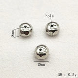 500pcs CCB Effect Tire-shaped Beads for DIY Jewelry, Findings