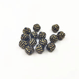 11mm Acrylic Hot Stamping Round Beads for Jewelry Making