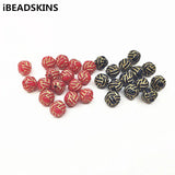 11mm Acrylic Hot Stamping Round Beads for Jewelry Making