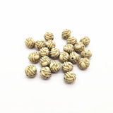 11mm 730pcs Acrylic Antique Knot Beads for Stud Earring Accessories Parts