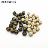 11mm 730pcs Acrylic Antique Knot Beads for Stud Earring Accessories Parts