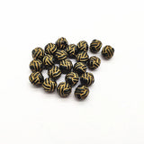 11mm 730pcs Acrylic Antique Knot Beads for Stud Earring Accessories Parts