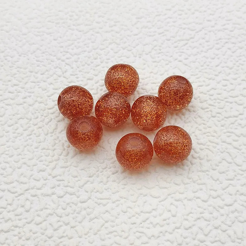 12/16/20mm Resin Round Beads for Earrings DIY