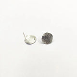 12mm Round Earring Studs - 100pcs for DIY Jewelry Making