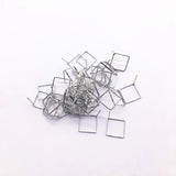 12mm 200pcs Copper Square Stud Earring for Earrings DIY