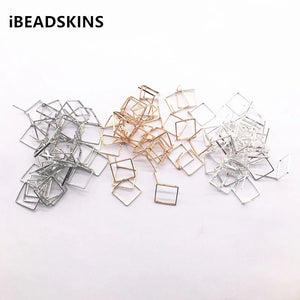 12mm 200pcs Copper Square Stud Earring for Earrings DIY