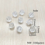 700pcs Rose Shape Beads for Earrings, Necklace, Jewelry DIY