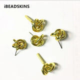 100pcs 12x13mm Zinc Alloy Earrings Base for DIY