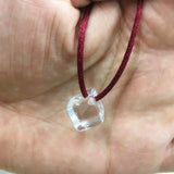 250pcs 12x15mm Clear Square-Shape Beads for Jewelry Making
