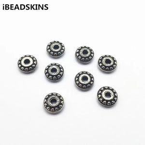 500pcs CCB Rhodium Round Beads for Earrings DIY
