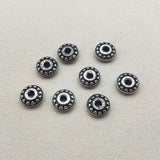 500pcs CCB Rhodium Round Beads for Earrings DIY