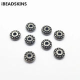 500pcs CCB Rhodium Round Beads for Earrings DIY