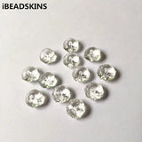 Clear Acrylic Faceted Beads for Jewelry Making DIY