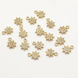 Star Shape CZ Charm 12x9mm 50pcs Jewelry Findings