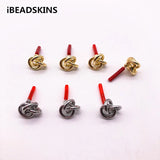 100pcs/lot Zinc Alloy Twist-Shape Stud Earring Parts