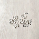 2000pcs Clear Acrylic Bows Beads for DIY Jewelry