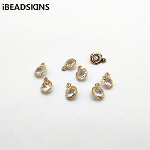 200pcs Rhinestone Round Shape Earrings Necklace Accessories DIY