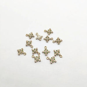 Cross CZ Charm Copper Earring Accessories Hand Jewelry DIY