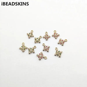 Cross CZ Charm Copper Earring Accessories Hand Jewelry DIY
