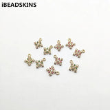 Cross CZ Charm Copper Earring Accessories Hand Jewelry DIY