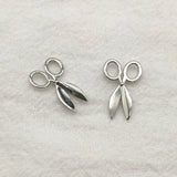 100pcs Zinc Alloy Scissor Shape Charm for Earring DIY Parts Jewelry Findings