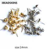 14mm Plastic CCB Ear Stud Base Accessories for Earrings DIY
